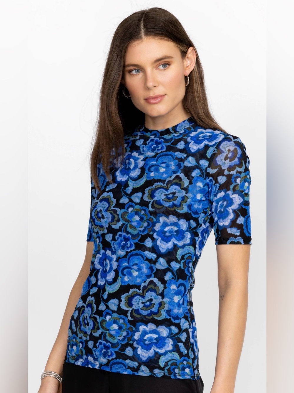 Johnny Was Calanthe Mesh Top